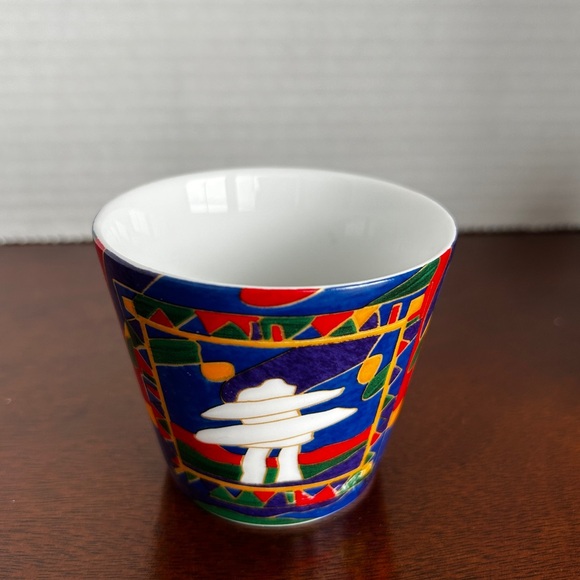 Dawn Oman First Nations Artist Votive Candleholders Skye McGhie Set of 2 - Picture 4 of 16